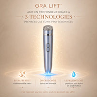 Appareil anti-âge ORA LIFT PRO 3-en-1 RF EMS Ultrasons Tryovia