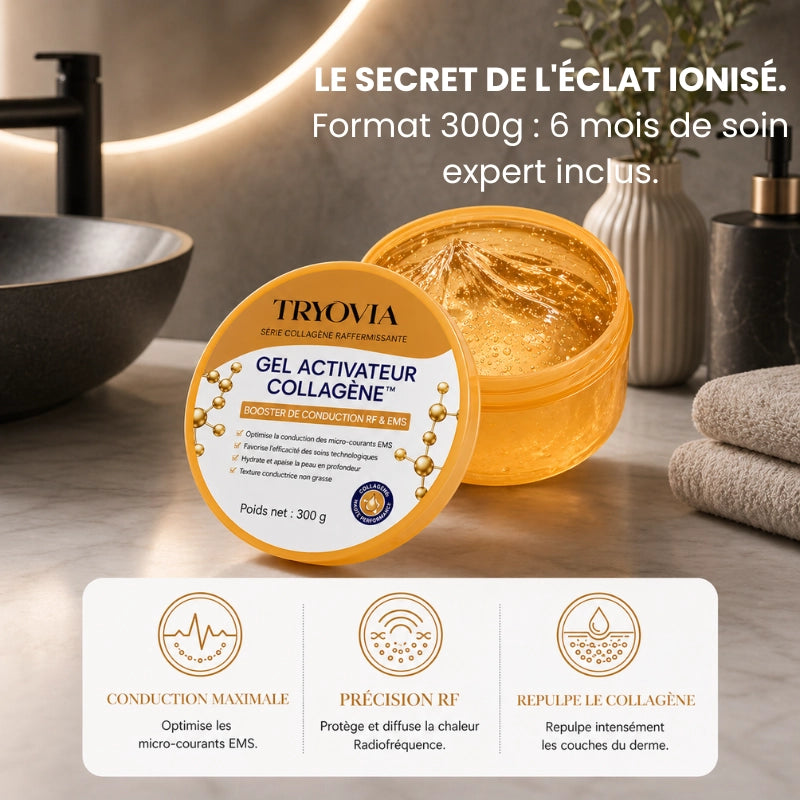 Packshot du GLOW GEL™ TRYOVIA, gel activateur d'absorption pour sérums