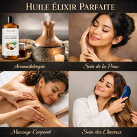 Élixir de Coco Pur™ TRYOVIA, soin naturel 3-en-1 corps visage cheveux
