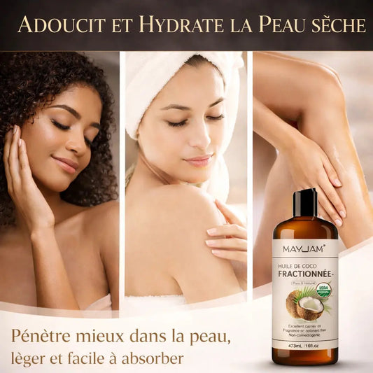 Élixir de Coco Pur™ TRYOVIA, huile de coco bio pour nourrir la peau