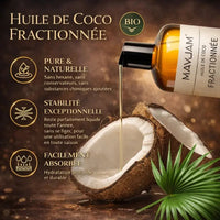 Élixir de Coco Pur™ TRYOVIA, huile de coco vierge certifiée bio pressée à froid