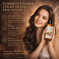 Application de l'Élixir de Coco Pur™ TRYOVIA sur la peau