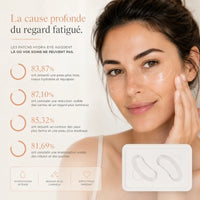 Patchs HYDRA EYE™ à micro-aiguilles solubles d'acide hyaluronique