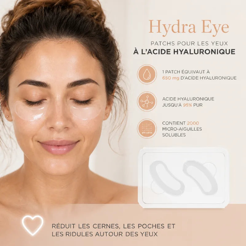 Résultats HYDRA EYE™ sur l'apparence des cernes et poches